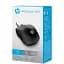Компьютерная мышка HP 1000 Wired Mouse 3 кн. 1200 dpi черная (4QM14AA) - миниатюра 1