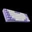 Клавіатура Ajazz AK680 Wired Brown Switch RGB White Purple - мініатюра 2