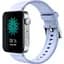 Силіконовий ремінець BeCover для Xiaomi Mi Watch / Garmin Vivoactive 3S / 4S / Venu 2С / Canyon CNS-SW71SS / Mobvoi TicWatch C2 / Withings Activite Steel / Huawei Honor S1 Light Blue (704514) - мініатюра 1