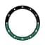 Безель і шкіряний ремінець Sikai для смартгодинника Xiaomi Watch S3/S4 Black-green - мініатюра 4