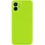 Чохол TPU GETMAN Liquid Silk Full Camera для Samsung Galaxy A06 Салатовий / Neon Green - мініатюра 1