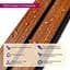Рейка декоративная Sticker Wall PS 2900х118х12мм Темный дуб SW-00001746 - миниатюра 4
