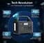 Портативна електростанція 200W - LiFePO4 батарея, з функцією UPS, розеткою 220В, швидкою зарядкою PD та сонячним входом. - мініатюра 10