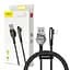 Кабель Baseus Exciting Cable USB to Lightning 2.4A 1m CALCJ-A01 Black - мініатюра 1