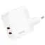 Зарядное устройство Hoco C110A Lucky 35 W 2 выхода порты USB-C - миниатюра 1
