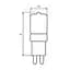 Лампочка Eurolamp G9 (LED-G9-0340(220)) - мініатюра 3