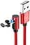 Кабель Usams USB Lightning U54 Right-Angle Magnetic 2A 1.0m Red (G-000001437) - мініатюра 1