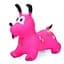 Дитяча іграшка-стрибун "Собачка" Bambi MS 4161(Pink) гума, до 20 кг - мініатюра 1
