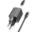 СЗУ Hoco N41 Almighty PD20W+QC3.0 (1USB-A/1C) + кабель Type-C to Lightning - миниатюра 3