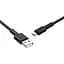Кабель Borofone BX31 USB to Micro 2.4A 1 м silicone TPE connectors черный - миниатюра 3