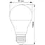 LED лампа Titanum A60 10W E27 4100K (TLA6010274) - миниатюра 3