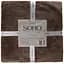 Плед Soho Monogram, 220х200 см, коричневий (1218К) - мініатюра 3