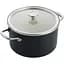 Каструля KitchenAid Steel Core з кришкою 24 см 6 л матова чорна (CC006001-001) - мініатюра 1