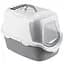 Туалет для котів Stefanplast Cathy Easy Clean з фільтром 56х40х40 см білий/сірий (98686) - мініатюра 1