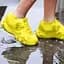 Силіконові водонепроникні бахіли Чохли на взуття WSS1 S Yellow - мініатюра 4