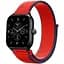 Ремінець нейлоновий на липучці BeWatch Xiaomi Amazfit BIP/GTS/GTR 20 мм Оранжево-червоний (1011359.3UW) - мініатюра 1