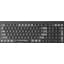 Клавіатура OfficePro SK985B Wireless/Bluetooth Black (SK985B) - мініатюра 1