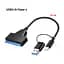 Адаптер USB3.0 Type-A/C HDD 2,5" SATA II/III / SSD Dynamode (DM-AD-SATA-U3) - миниатюра 2