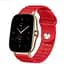 Ремінець BeWatch для Amazfit BIP/Bip Lite/Bip U/Pro/Mini/GTS/GTS 2 (E)/GTR 42мм силіконовий 20 мм Wave Червоний (1010704) - мініатюра 1