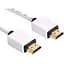 Кабель мультимедійний HDMI to HDMI 1.0m 2.0 white Sandberg (308-97) - мініатюра 1