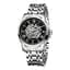 Наручний годинник чоловічий 8250 Silver-Black Steel Forsining acs0031356 - мініатюра 1