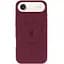 Чехол Epik Silicone Case Full Protective (AA) V2 with MagSafe для Apple iPhone 17 Air (6.5) Бордовый / Plum - миниатюра 2