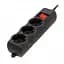 Фільтр живлення Gembird Pro 3 розетки, 4.5м, чорний (SPG3-G-15B-PRO) - мініатюра 3
