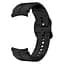 Ремінець для Samsung Galaxy Watch 6 40mm 6 44mm - чорний ширина кріплення 20мм силікон Watchbands Five Classic (W10-8WB20413287) - мініатюра 3
