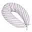Подушка для вагітних та годування MirSon №5019 Color Line Stripe White Gray 30х170 см біло-сіра (2200010969795) - мініатюра 1