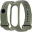Ремінець силіконовий Anchor для Xiaomi Mi Band 4/ Band 3 Темно-Зелений - мініатюра 1
