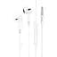 Навушники Hoco Pure joy wire control earphones with microphone 3.5 мм M109 білі - мініатюра 1
