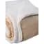 Ковдра Soho Plush hugs Beige флісова, 200х150 см, бежева з білим (1222К) - мініатюра 2