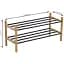 Полиця для взуття підлогова бамбукова Casa Si Shoe Rack Bamboo - мініатюра 2