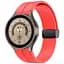 Ремешок для Samsung Galaxy Watch 5 40mm - красный ширина крепления 20мм силикон Watchbands Cls-black (W34-3WB66352299) - миниатюра 1