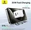 Быстрый зарядный кабель Baseus Palm Fast Charger C+U 30 W + Cable Type-C to Type-C P1011160A213-01 Белый - миниатюра 2