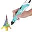 3D ручка для малювання з екраном 3д Ручка Pen3 MyRiwell з LCD дисплеєм трафарет Блакитний - мініатюра 3