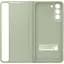 Оригінальний чохол-книжка для Samsung Galaxy S21 FE (G990) S-View Clear View Smart Cover Olive Green EF-ZG990CMEGRU - мініатюра 5