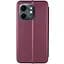 Шкіряний чохол-книжка Classy для Infinix Smart 9 4G / Hot 50i Бордовий - мініатюра 3
