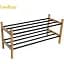 Полиця для взуття підлогова бамбукова Casa Si Shoe Rack Bamboo - мініатюра 3