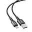 Кабель Acefast C1-02 USB to Lightning 1.2 м чорний - мініатюра 1