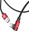 Кабель Baseus MVP Elbow Type Cable USB for IP 1.5 A 2 m Red (CALMVP-A09) - мініатюра 6