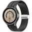 Ремешок для Samsung Galaxy Watch 5 Pro 45mm - черный ширина крепления 20мм силикон Watchbands Cls (W15-1WB61253118) - миниатюра 1