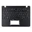 Корпус верхня кришка для Acer Aspire A111-31 series, 6B.GW2N7.031, RU/UA, (Чорний, топкейс, з клавіатурою, без тачпада, C Cover, Оригінал) - мініатюра 1