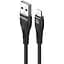 USB кабель Kaku KSC-298 USB - Lightning 1m - Black - миниатюра 1