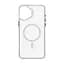 Чехол для Apple iPhone 16 Plus, Clear MagCase, прозрачный, противоударный, магнитный, панель-накладка с поддержкой MagSafe, поддержка беспроводной зарядки MagSafe, защита всего корпуса, TPU+PC, ArmorStandart (ARM78562) - мініатюра 1