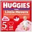 Набір підгузки-трусики для дівчаток Huggies Little Movers Pants 5 (12-17 кг) 68 шт. - мініатюра 1