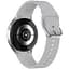 Ремешок для Samsung Galaxy Watch 4 44mm - серый ширина крепления 20мм силикон размер L Watchbands OneLine (WB00S4GALAXYONELINE6444) - миниатюра 1