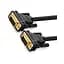 Кабель мультимедійний VGA M to VGA M 2.0m VG101 black Ugreen (11646) - мініатюра 1