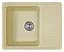 Кухонная мойка Adamant SMALL ivory 570x455x180 мм, с крылом 57 см - миниатюра 1