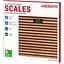 Напольные бытовые весы Ardesto SCB-965-Plank стеклянные весы для дома 150 кг Коричневый/Черный - миниатюра 3